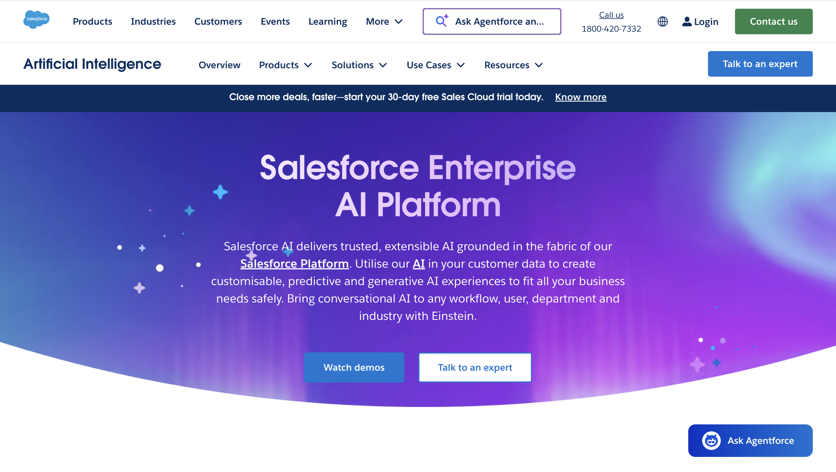 Salesforce's einstein AI for crm